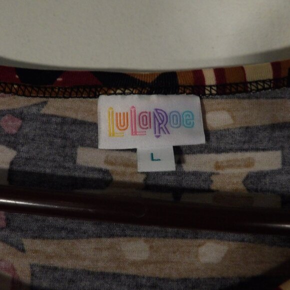 NWT Lularoe Egyptian Pattern Print Maxi Dress Sz L - Picture 6 of 7